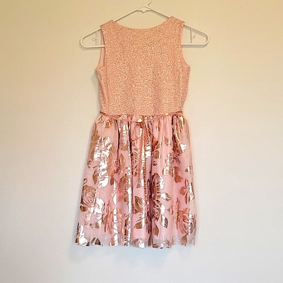 Rose Gold Children's Place Dress NWT - Picture 4 of 7